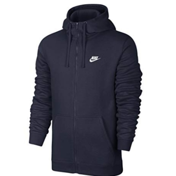 Nike Sportswear Men's Full Zip Club Hoodie - Picture 3 of 3